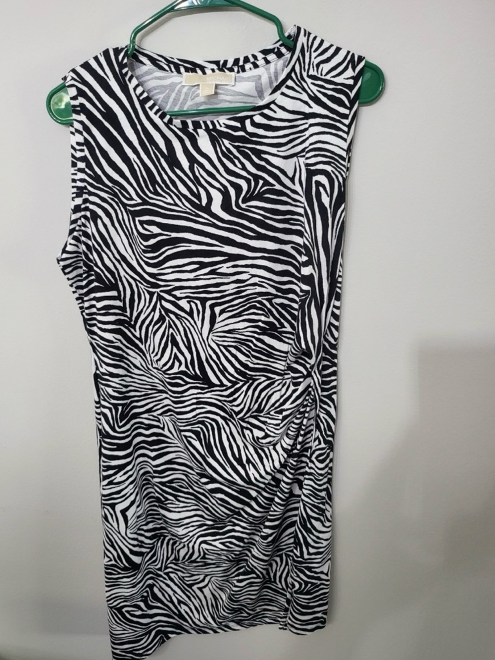 Women’s Michael Kors Zebra Print Sleeveless Dress Size XL